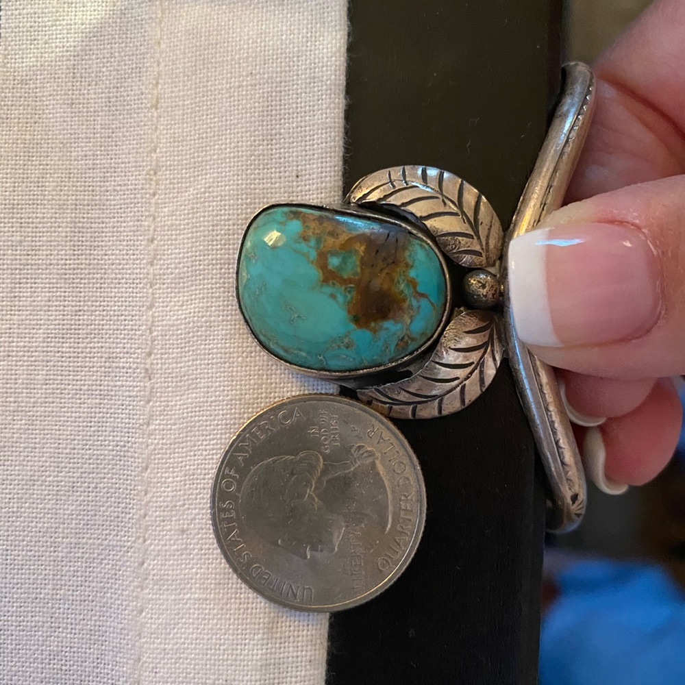 Antique Turquoise Bracelet - Picture 8 of 8